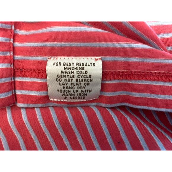 Peter Millar Cotton Polo Men’s L Pink Lavender Stripe Golf Shirt 48"ch Floridian - Picture 4 of 6